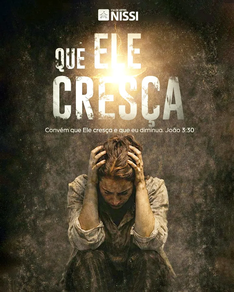Espetáculo “Que Ele Cresça” da Cia Nissi será encenado neste sábado (4) no Centro de Convenções Cidade Viva
