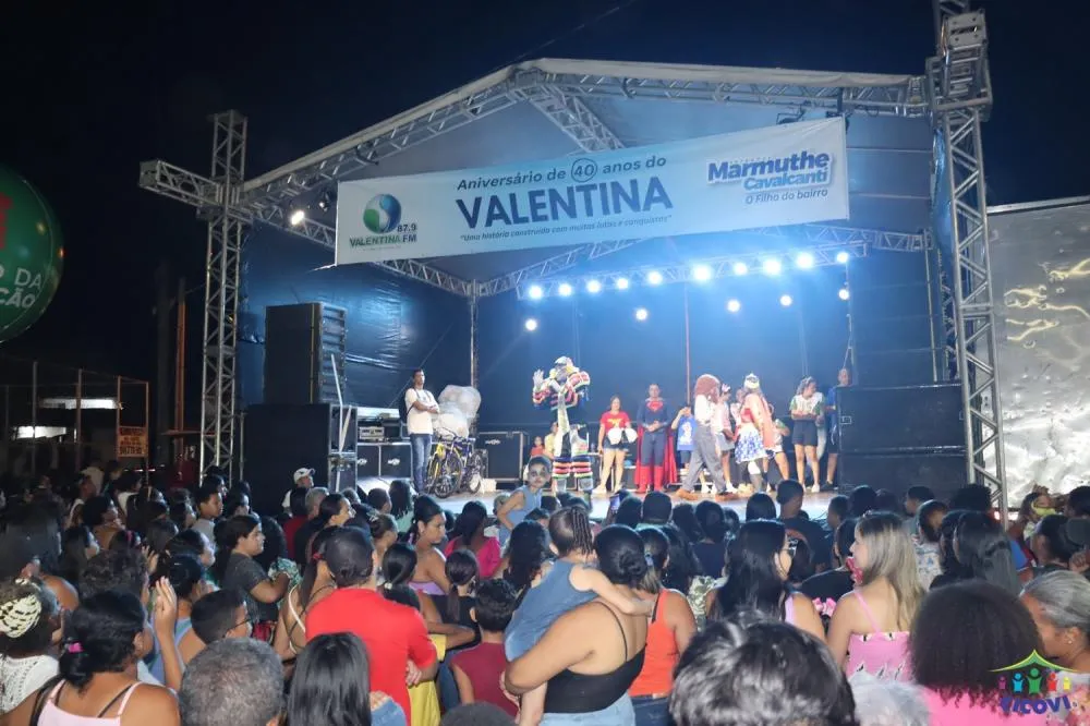 Bairro do Valentina celebra 42 anos com grande evento infantil e shows musicais
